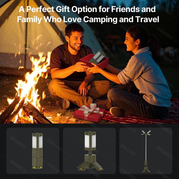 Camping Lantern - Rechargeable, Waterproof, Bright LED, 4800 LM