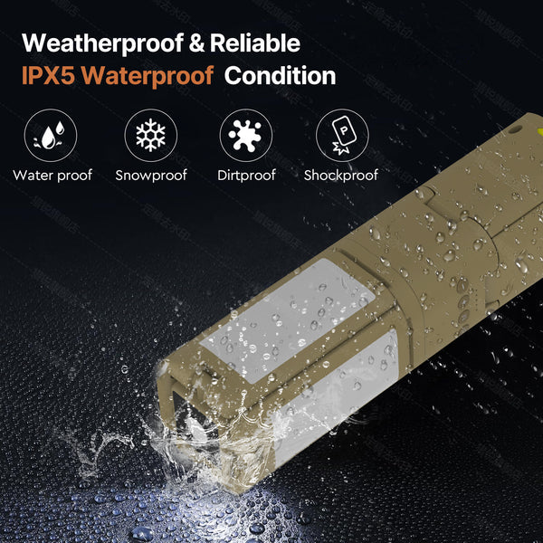 Camping Lantern - Rechargeable, Waterproof, Bright LED, 4800 LM